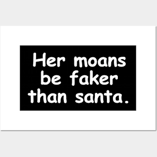 Funny Santa Quote Posters and Art